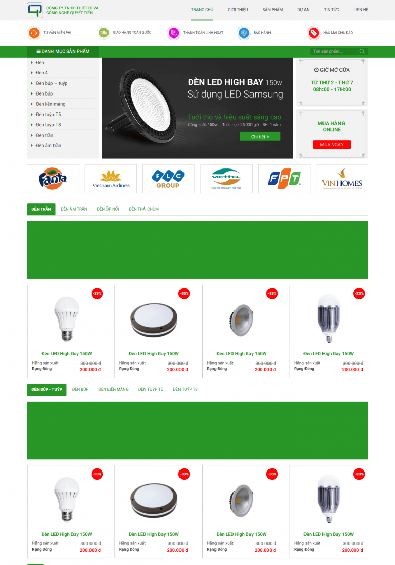 Đèn led Lighting Viet