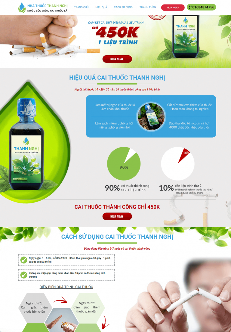 Cai thuốc lá Thanh Nghị